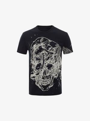Etched Skull T-Shirt