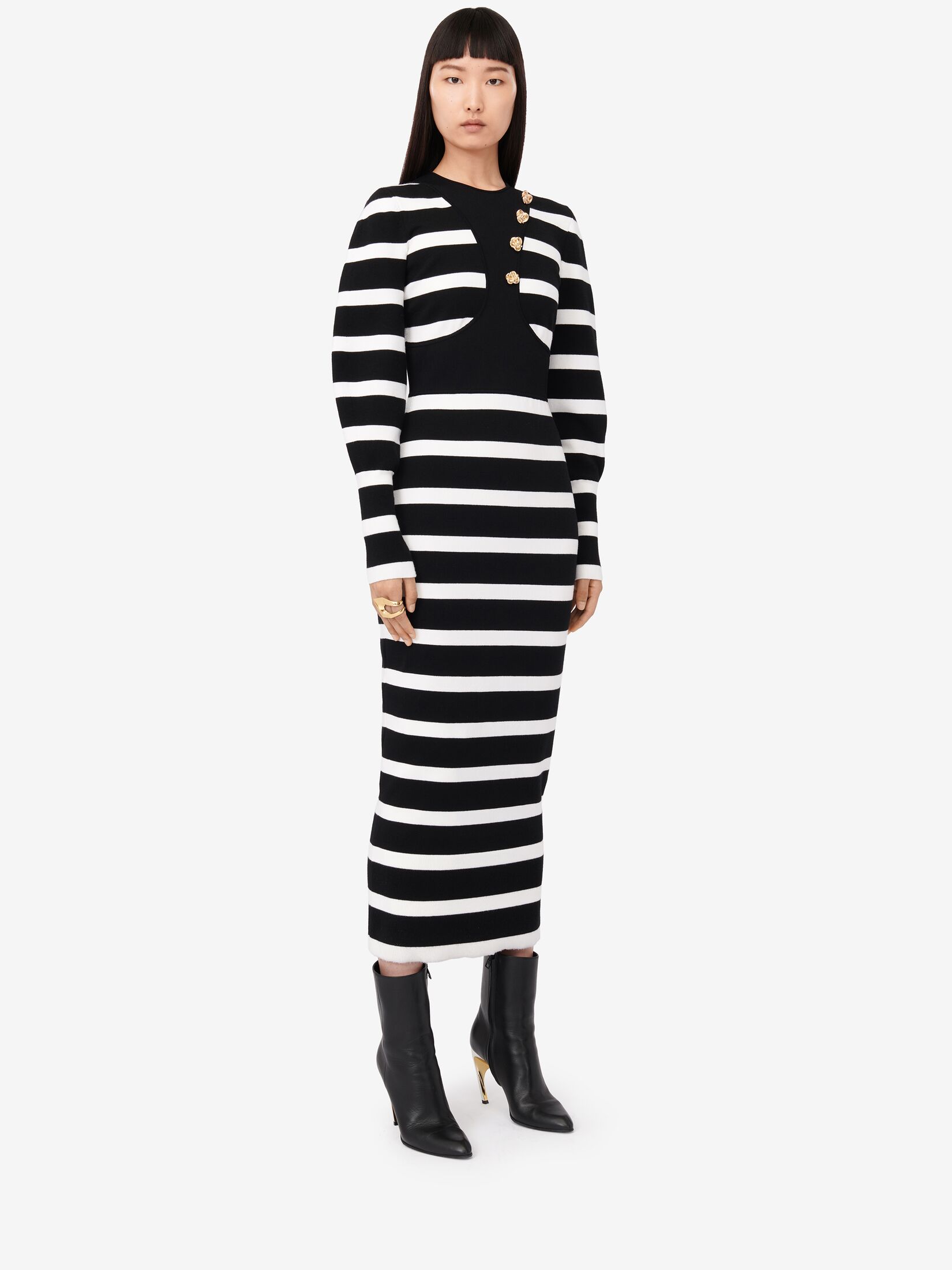 Striped Pencil Dress