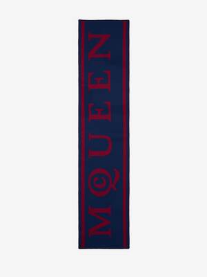 マフラー・ストール alexander mcqueen SCARF LOGO MOHAIR 38X200 Alexander McQueen Mohair logo scarf 38x200 | The Fashion Square