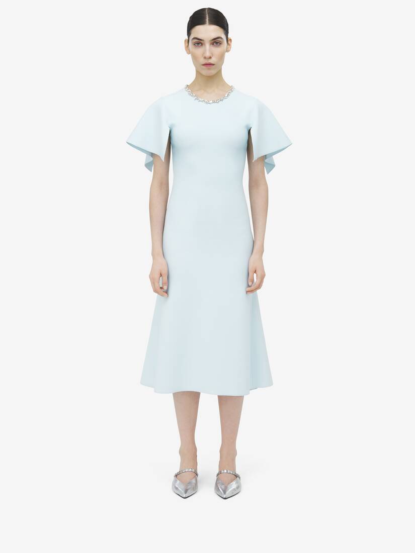 Crystal Stencil Midi Dress