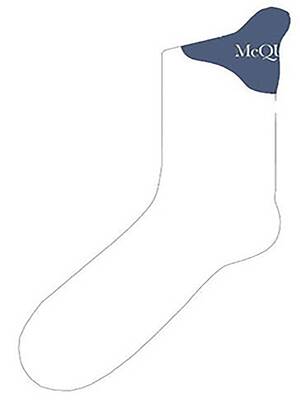Alexander McQueen logo socks