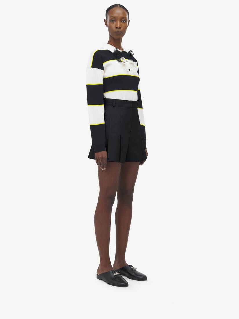Pleated Shorts