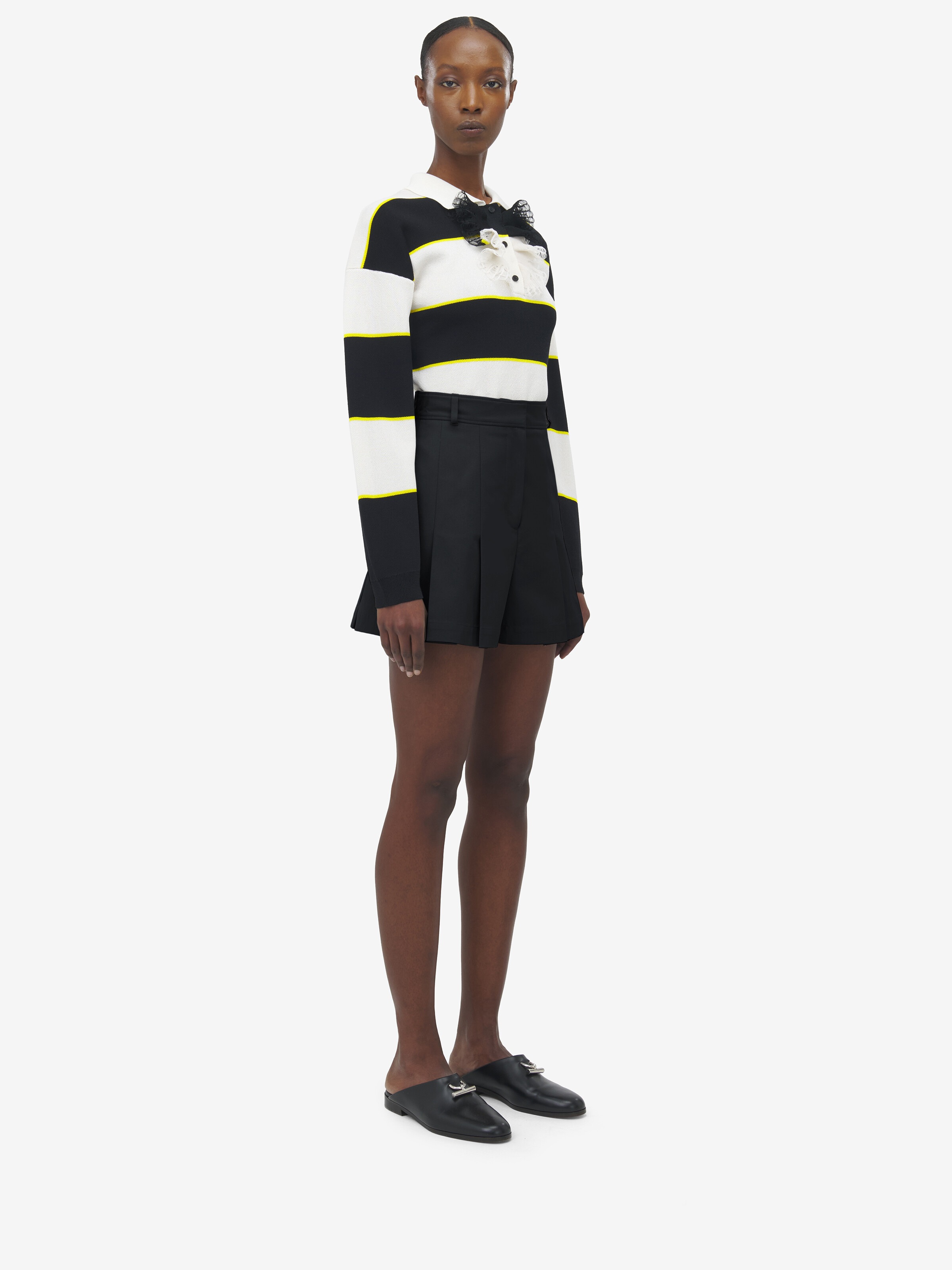Pleated Shorts