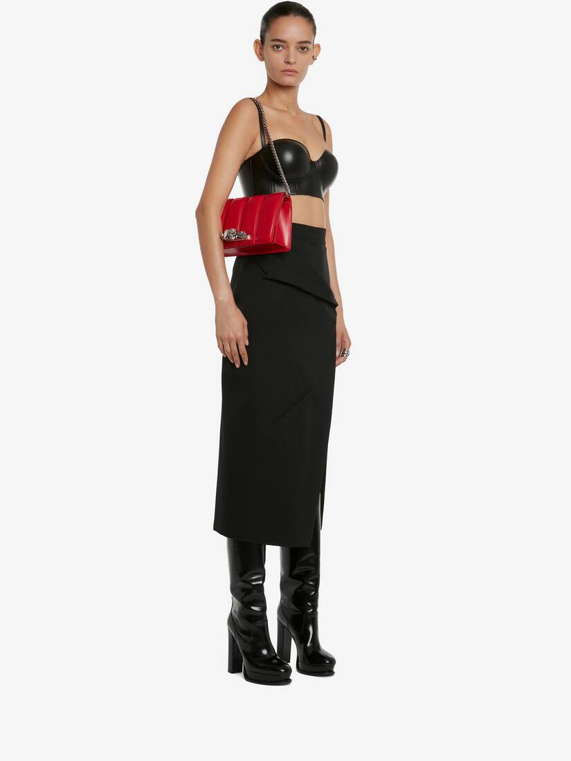 Top Bustier In Pelle
