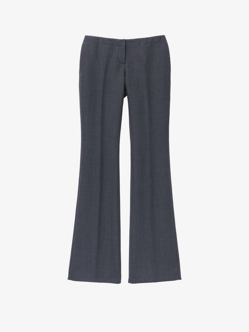 Prince Of Wales Bootcut Trousers