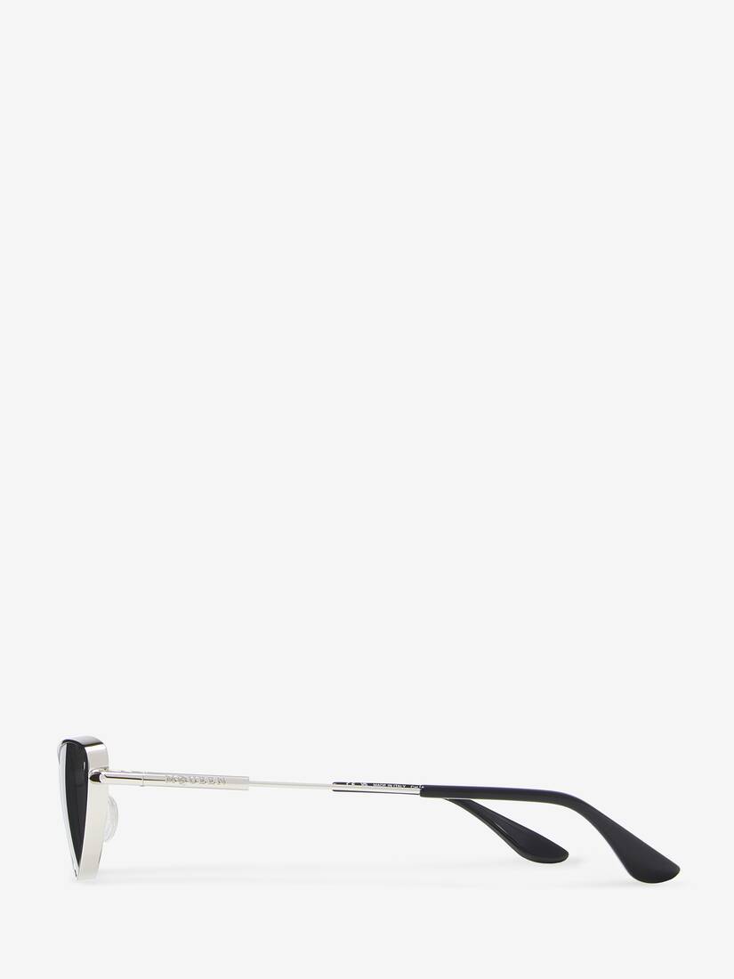 Metal T-bar Soft Cat-eye Sunglasses