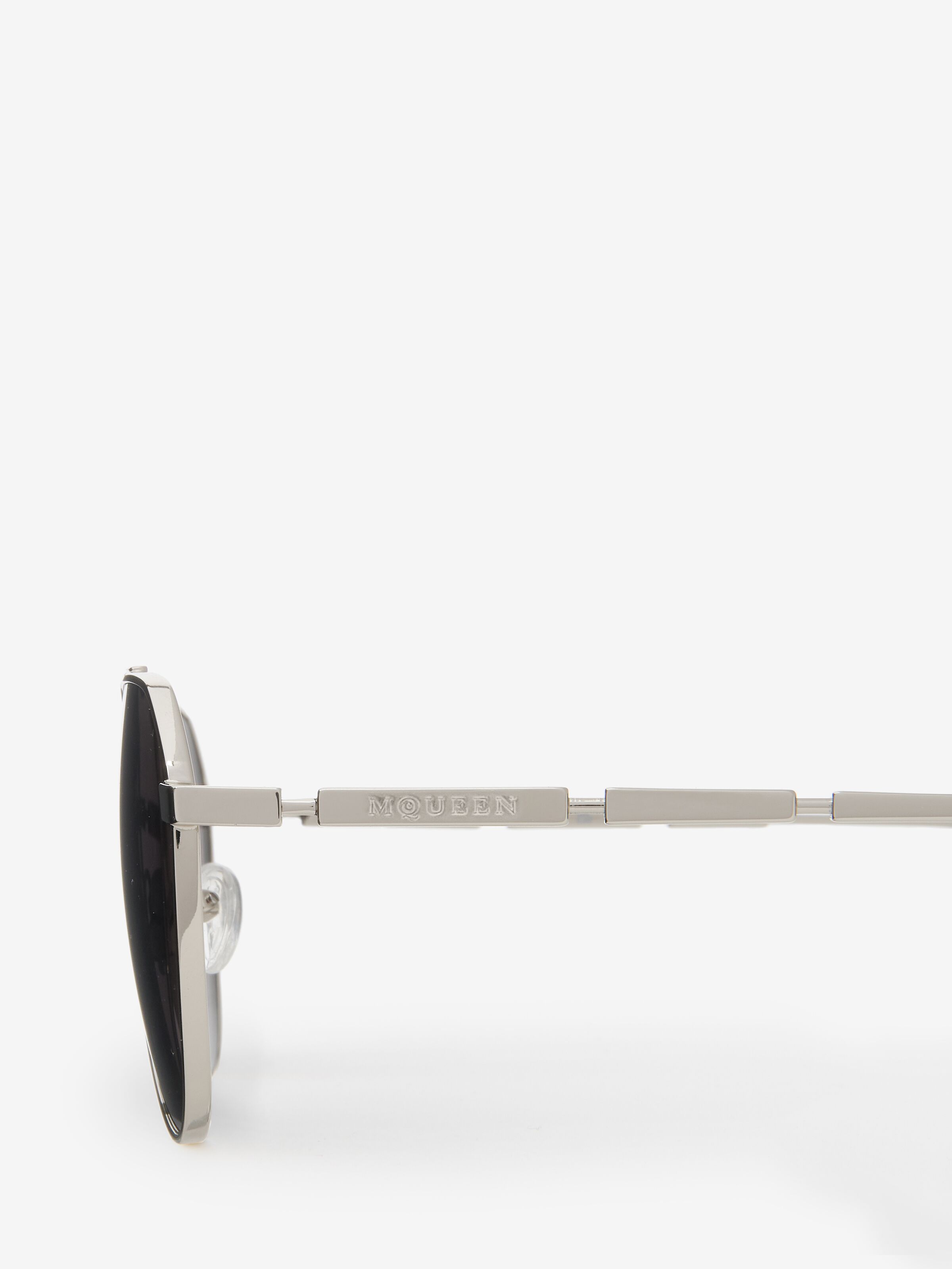 Metal Plaque Pilot Sunglasses