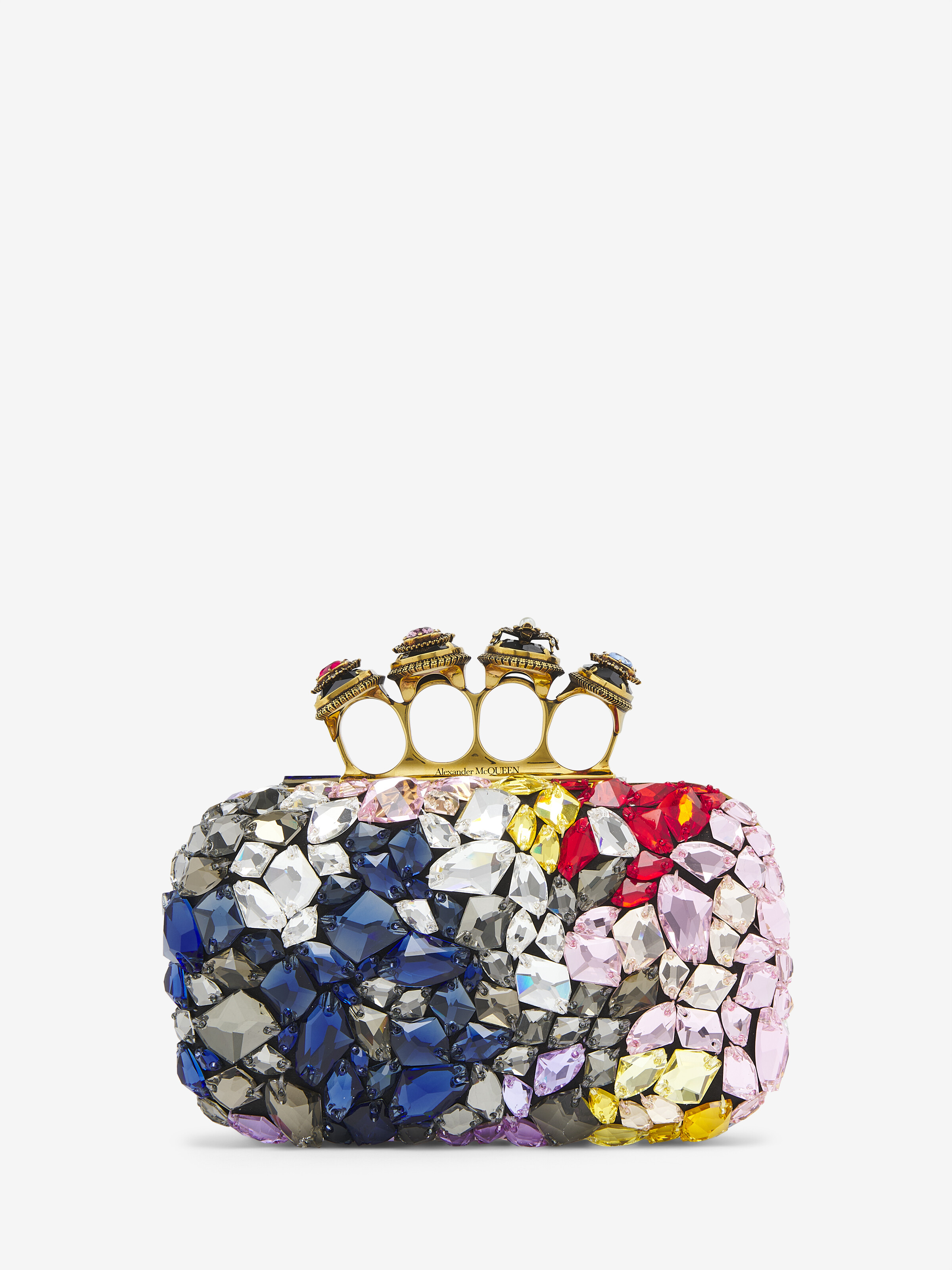 Jewelled Spider Knuckle Clutch