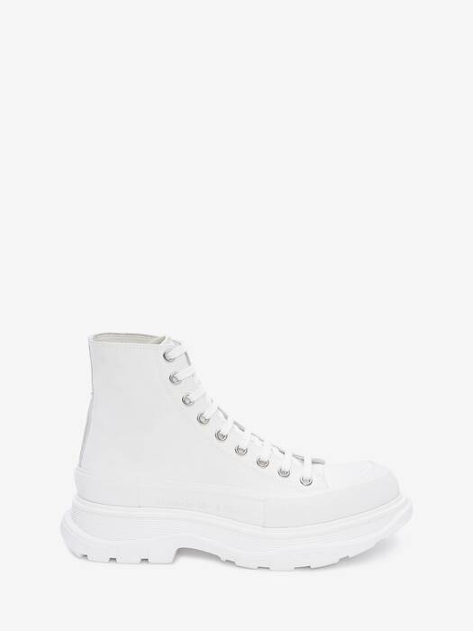 Tread Slick Boot in White | Alexander McQueen US