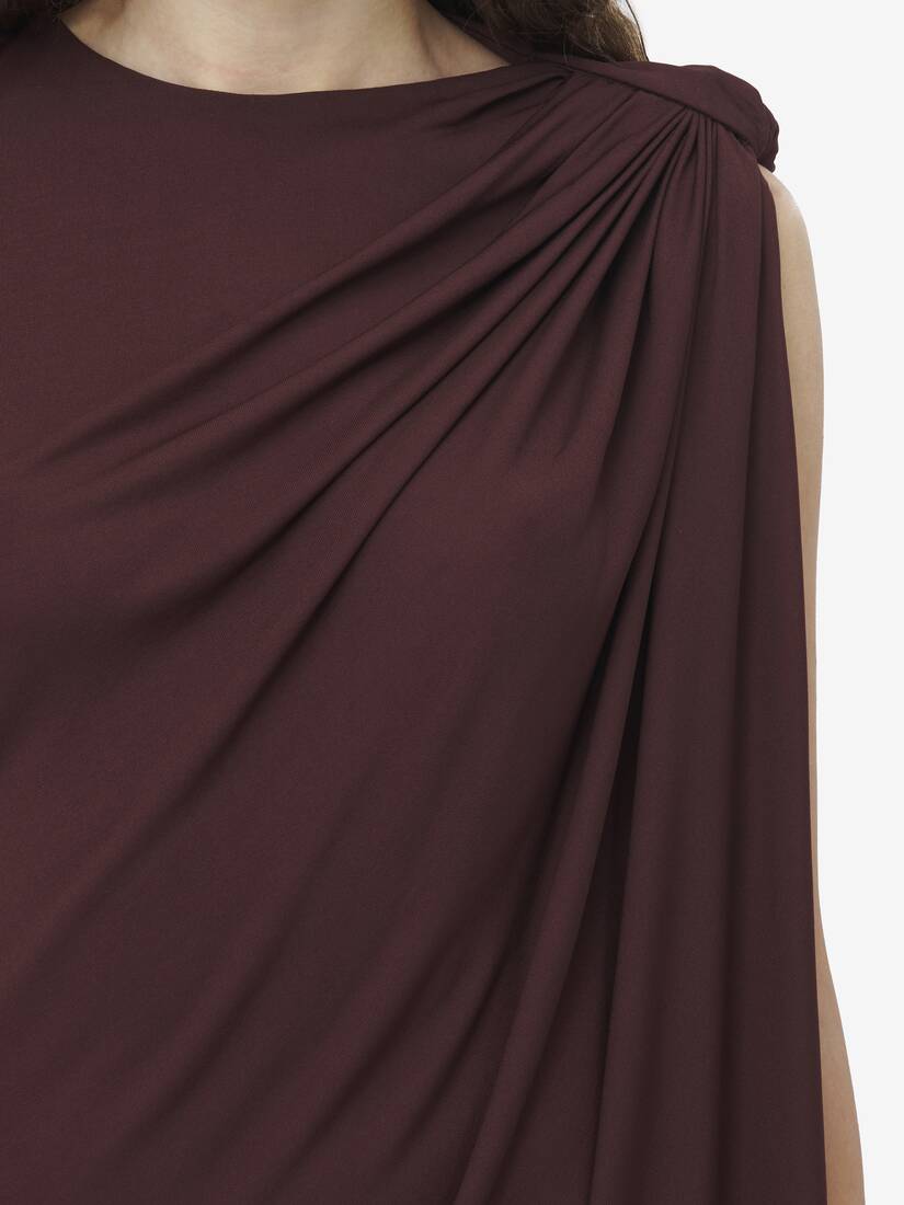 Draped Midi Dress