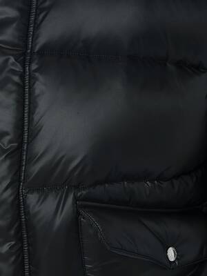 McQueen Graffiti Puffer Jacket in Black | Alexander McQueen NL