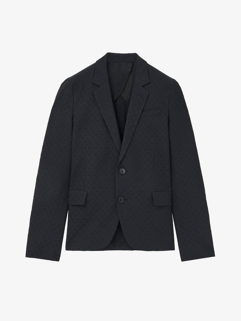 Skull Jacquard Deconstructed Jacket