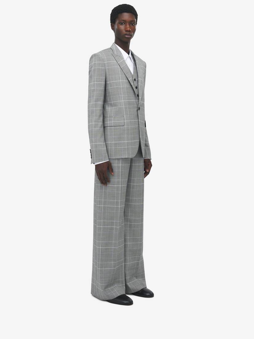 Prince of Wales Single-breasted Jacket