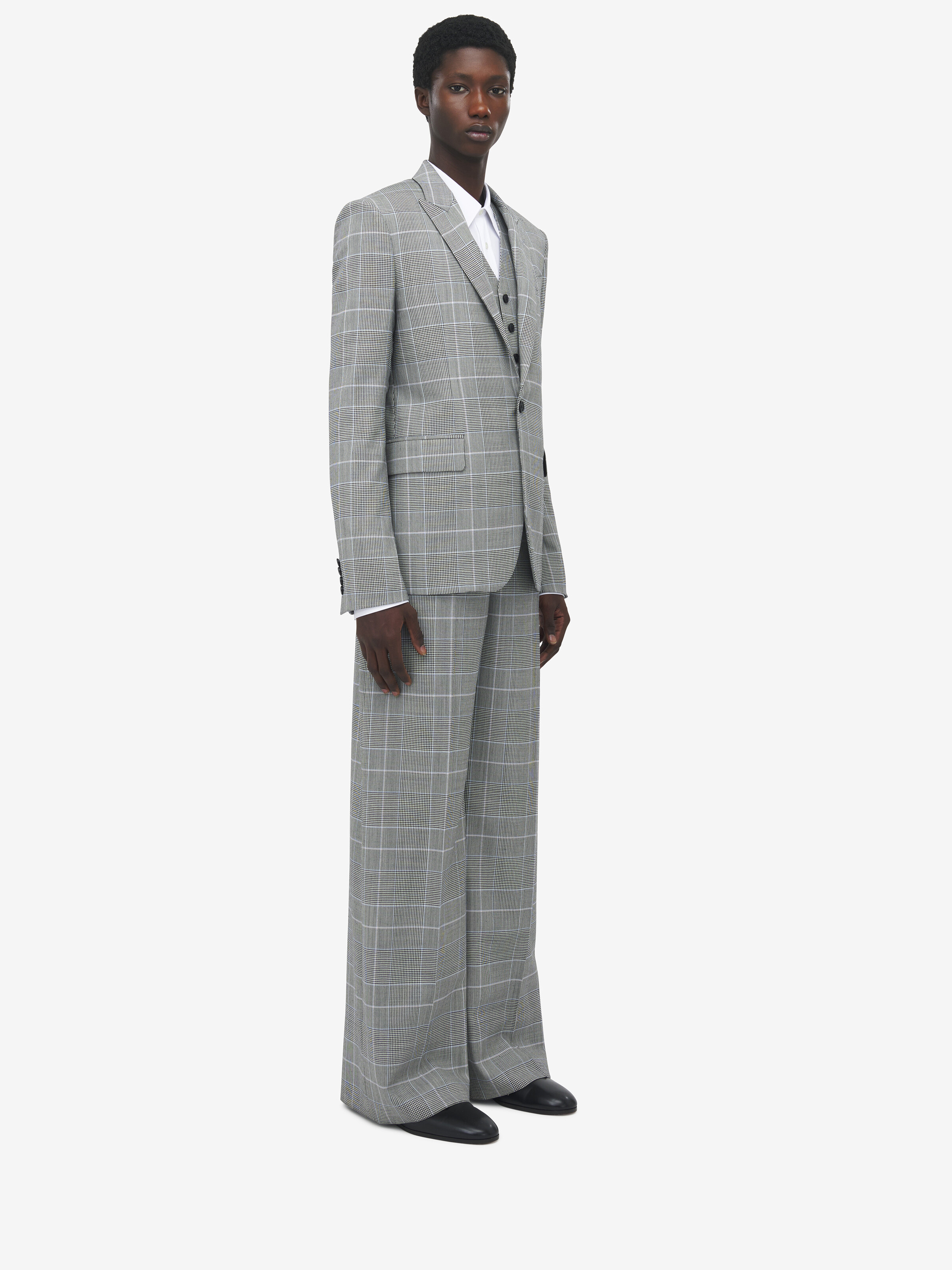 Prince of Wales Single-breasted Jacket