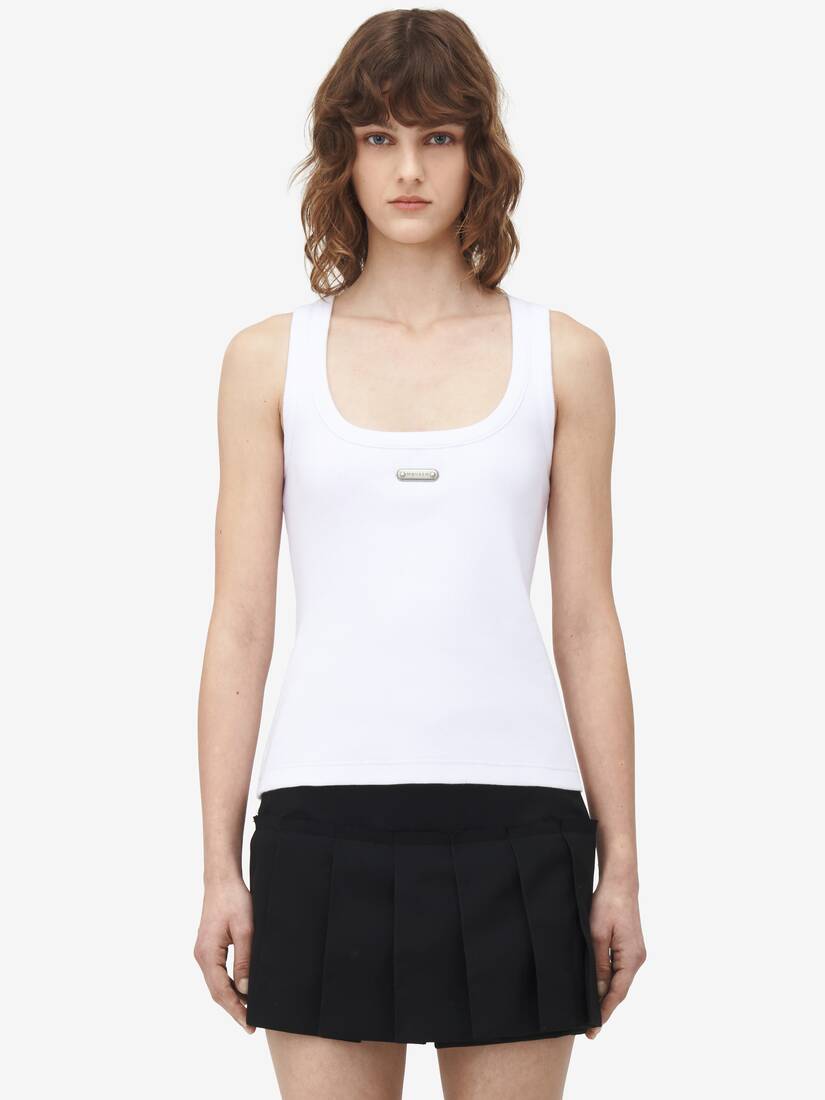 McQueen Placket Tank Top