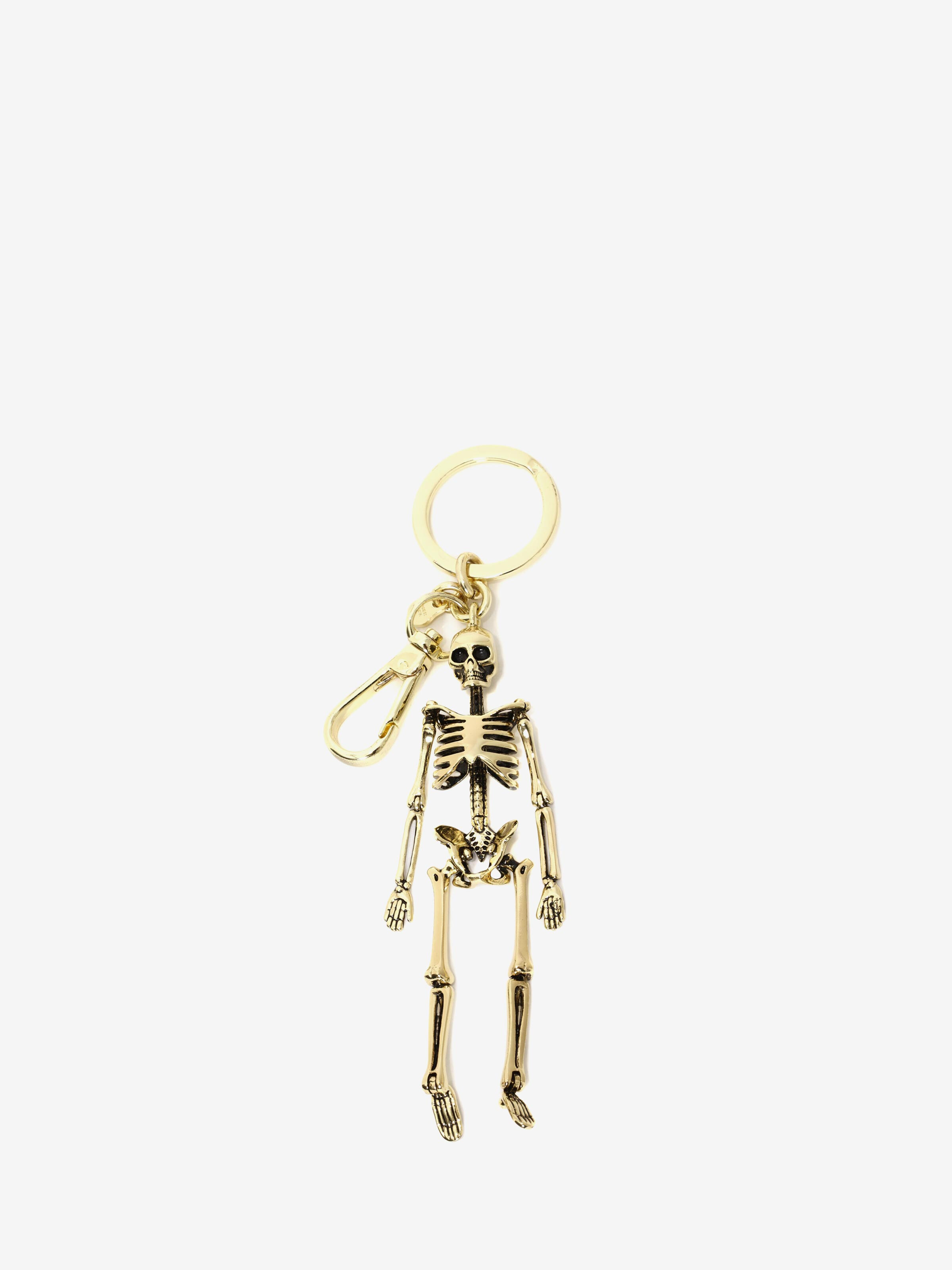 alexander mcqueen skeleton keychain