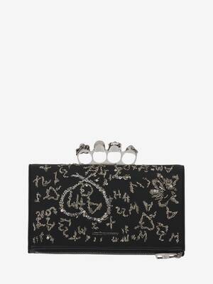 Skull Four-Ring small pouch