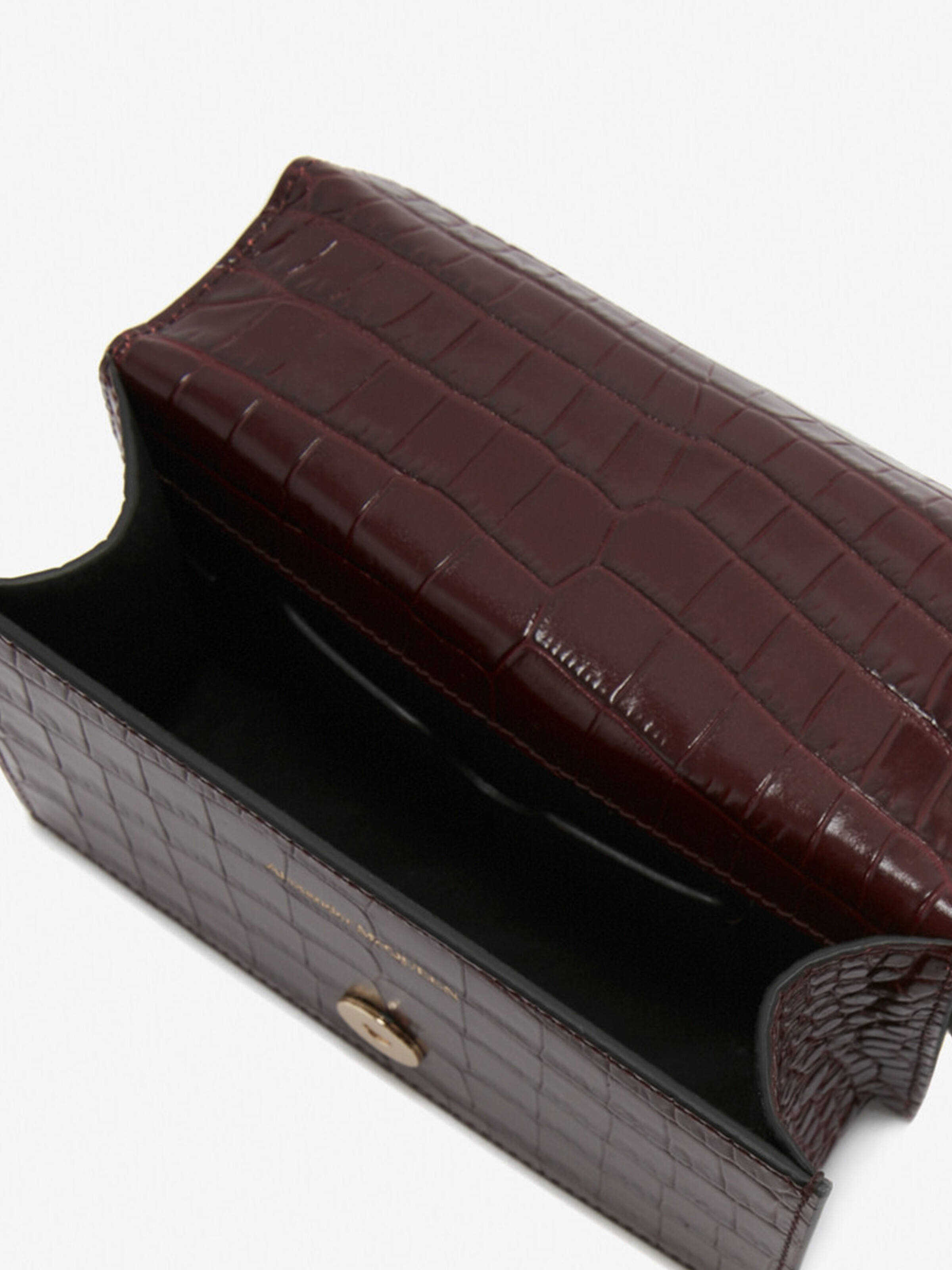 Women's Mini Jewelled Satchel in Madder in Calf Leather | Alexander McQueen - image 4