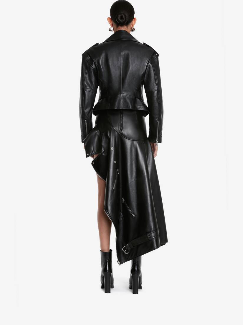 Veste Biker En Cuir