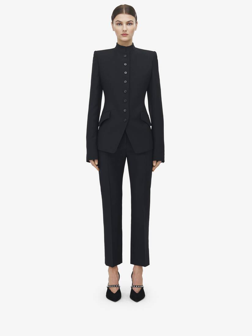 Single-breasted Buttoned Jacket