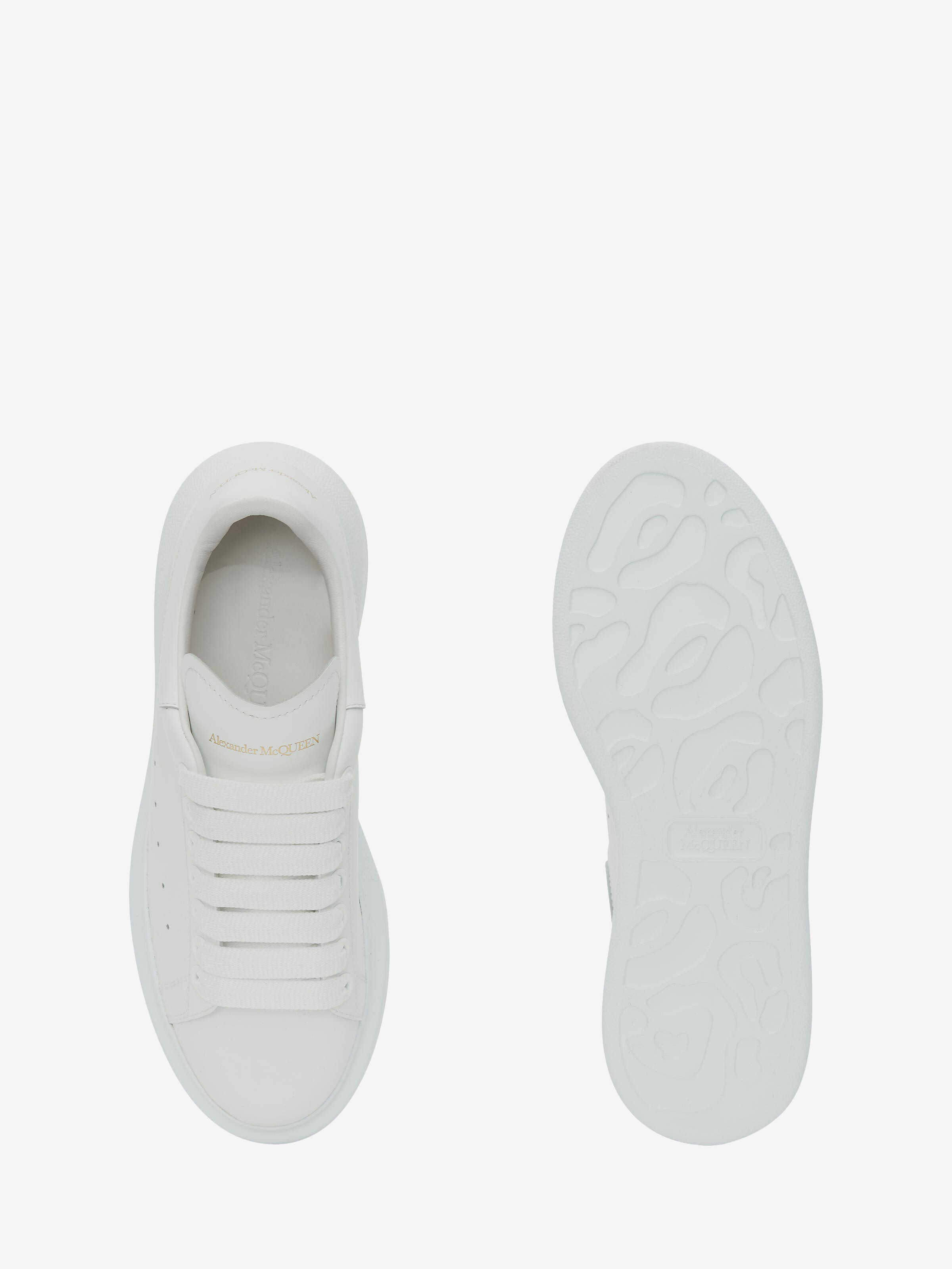 Sneakers Oversize pour Femme en Blanc in 100% Cuir de veau | Alexander McQueen - image 4