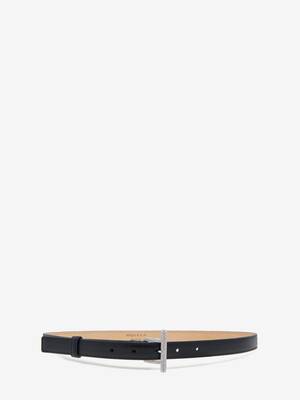 ベルト alexander mcqueen SS22 CINTURA (6870781HB0Y 7321) Tバー ウエストベルト | ブラック | Alexander McQueen JP