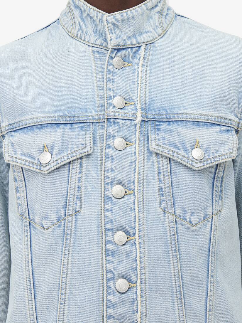 Veste En Denim Délavé