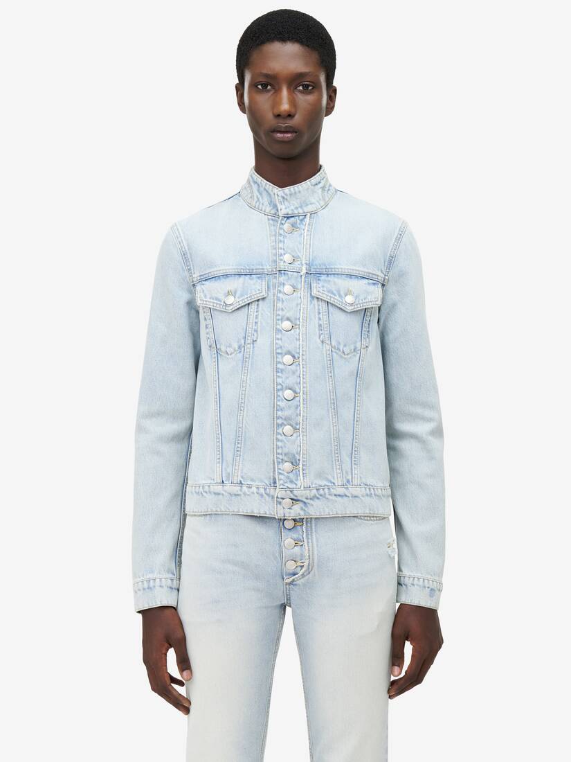 Stonewashed Denim Jacket | Alexander McQueen - image 6