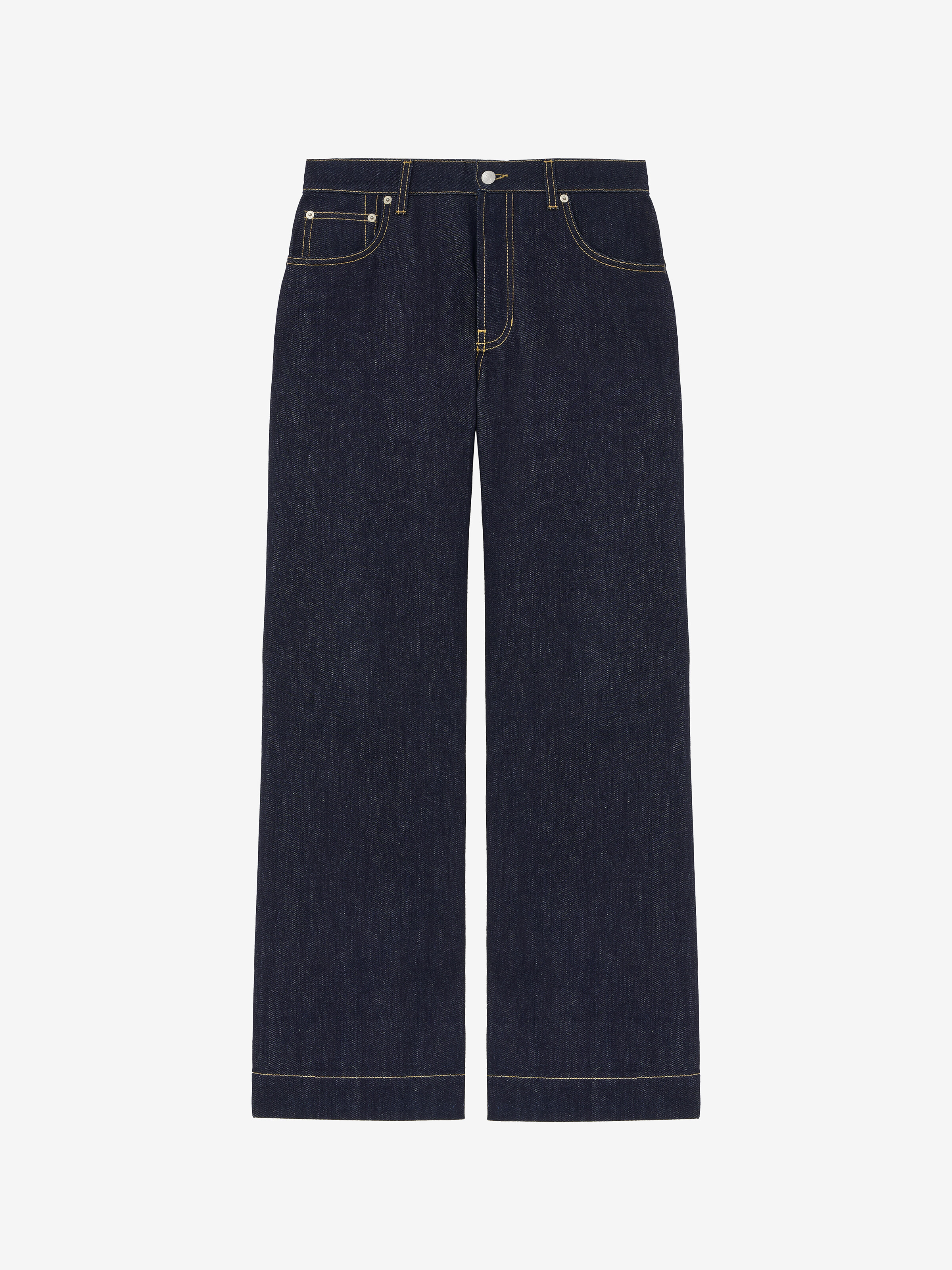 Wide Leg Denim Jeans