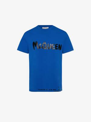 McQueen 그래피티 티셔츠