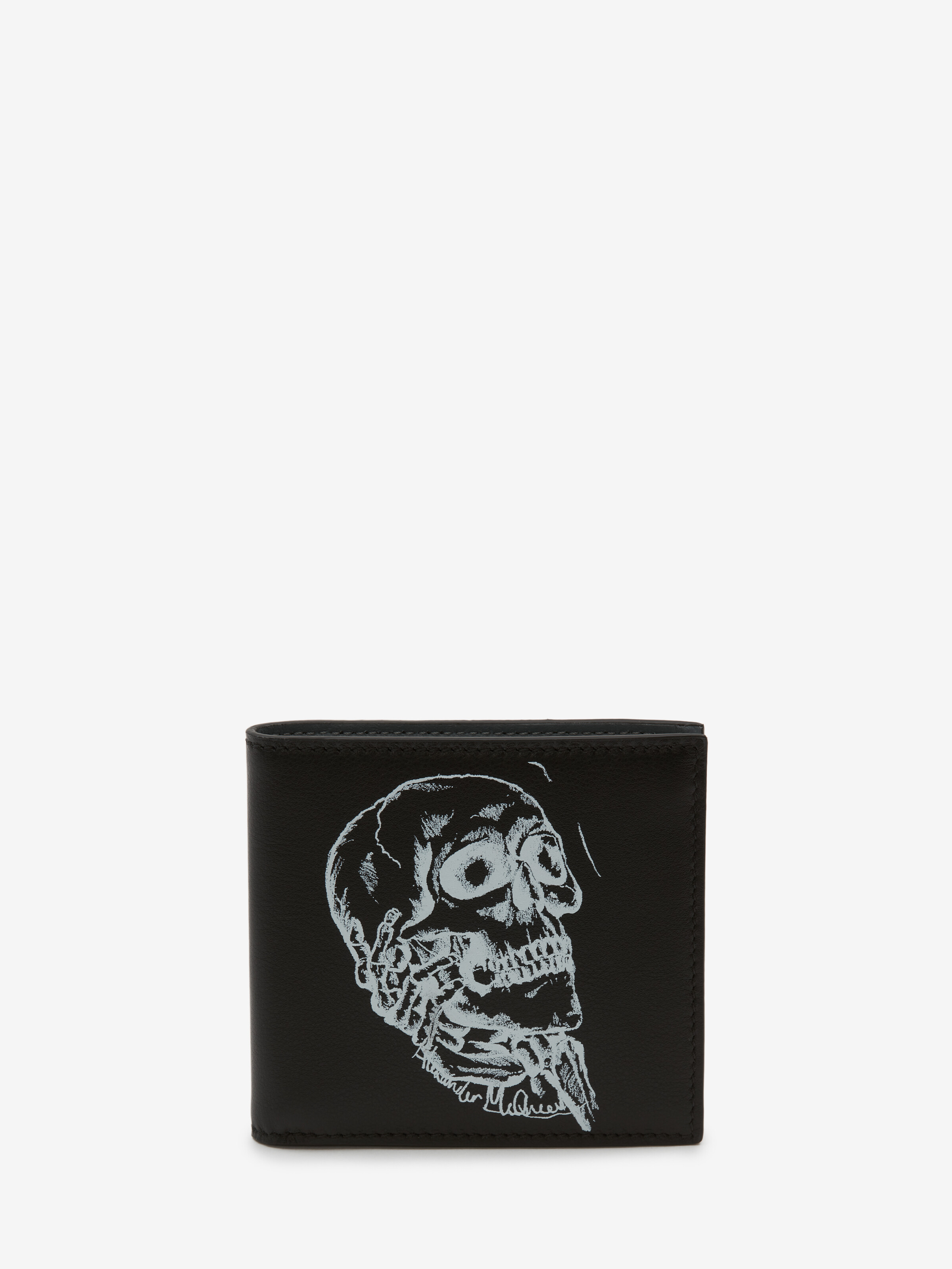 black skull wallet