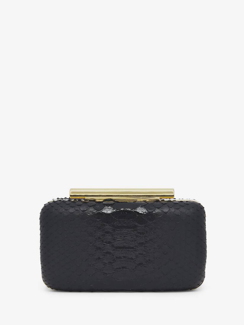 McQueen T-Bar Box Clutch