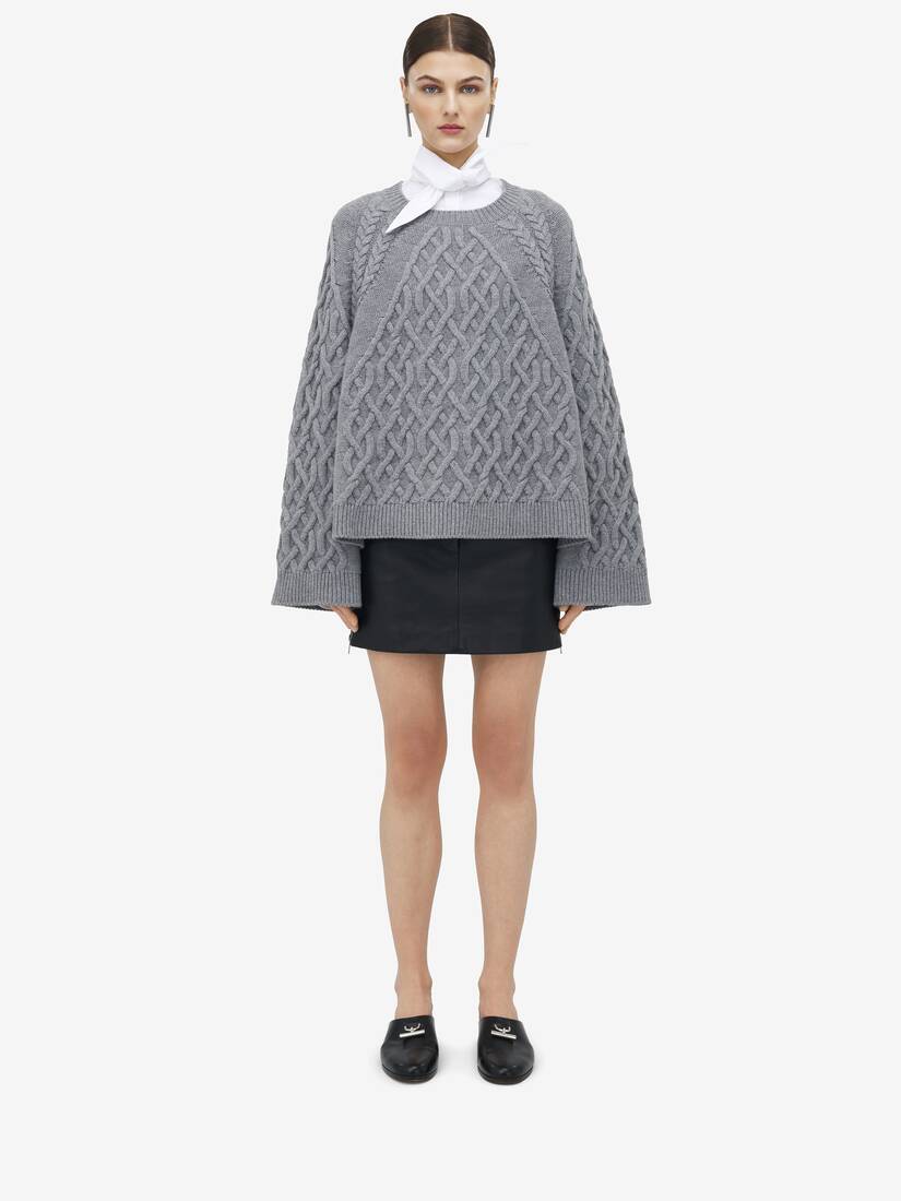 Cable Crew Neck Jumper