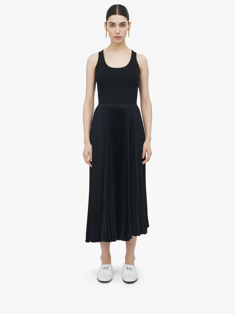 Cotton Rib Midi Dress