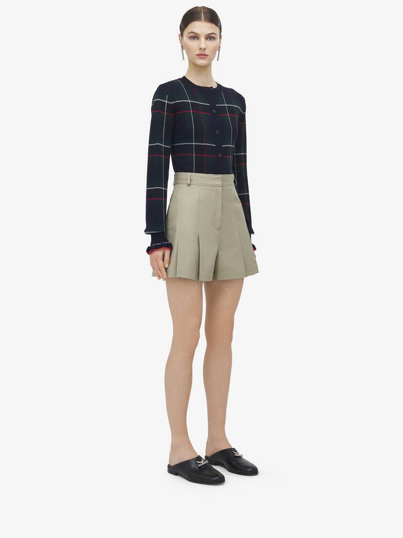 Pleated Shorts