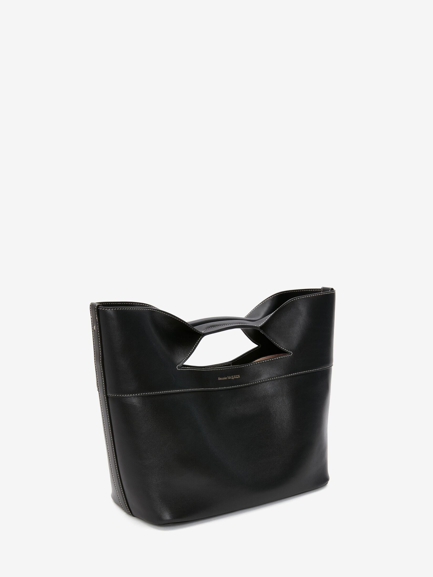 The Bow Small in BLACK | Alexander McQueen US