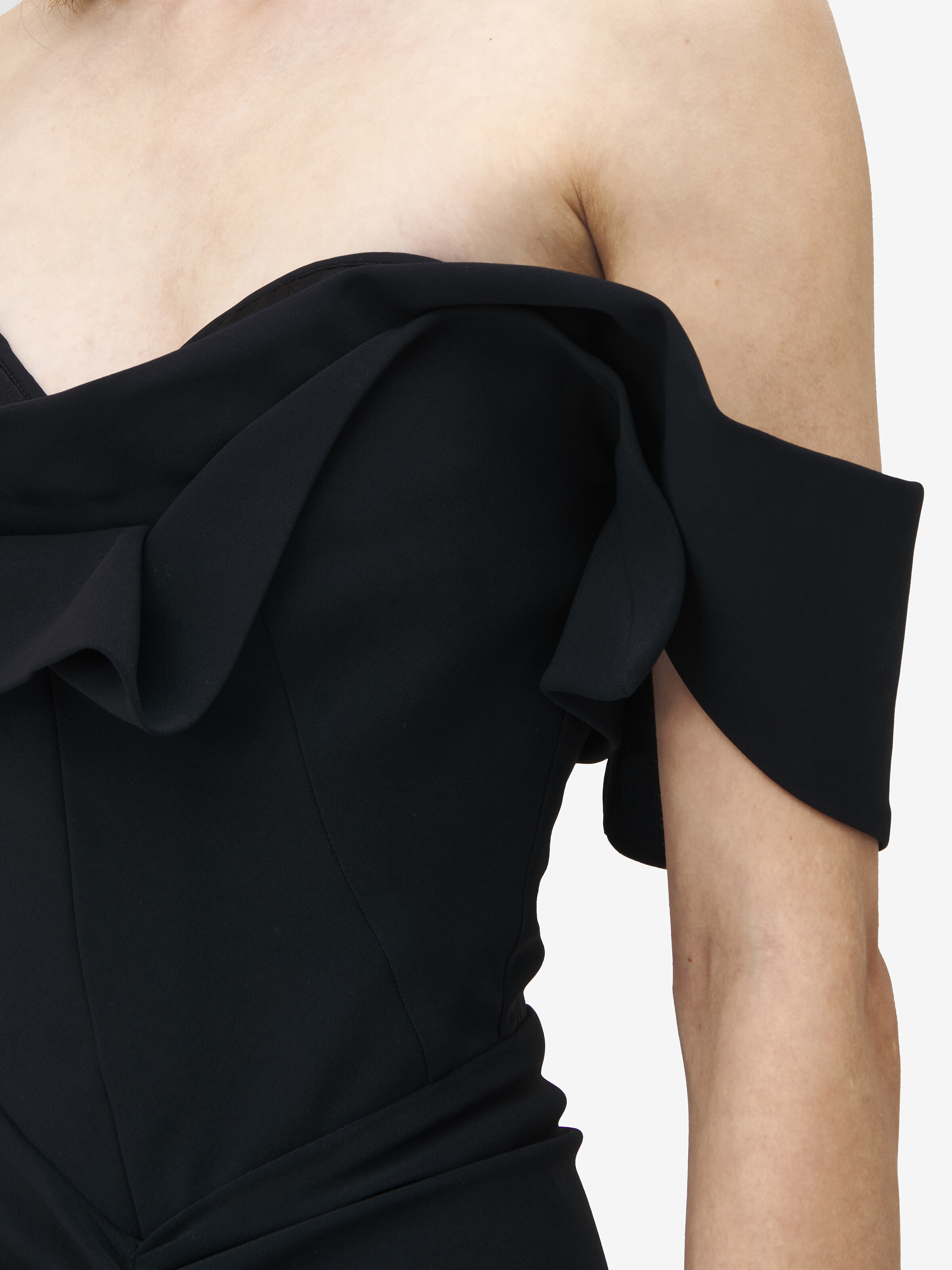 Schulterfreies Abendkleid