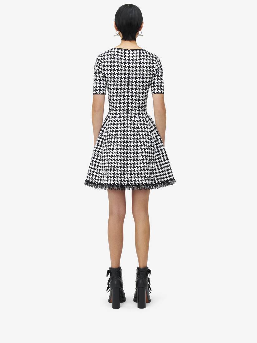 Houndstooth Mini Dress