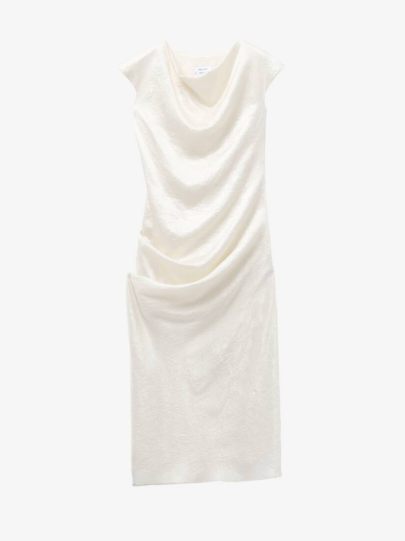 Asymmetric Draped Dress