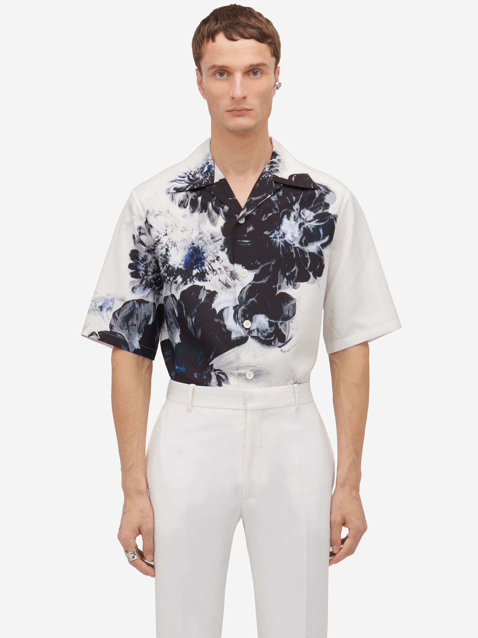 Hawaii-Hemd mit Dutch Flower-Motiv