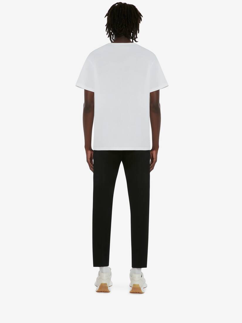 T-Shirt McQueen Con Stampa Logo
