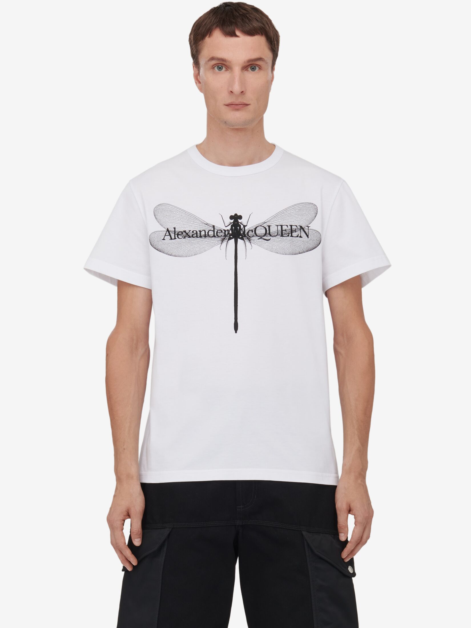 T-Shirt mit Dragonfly-Print