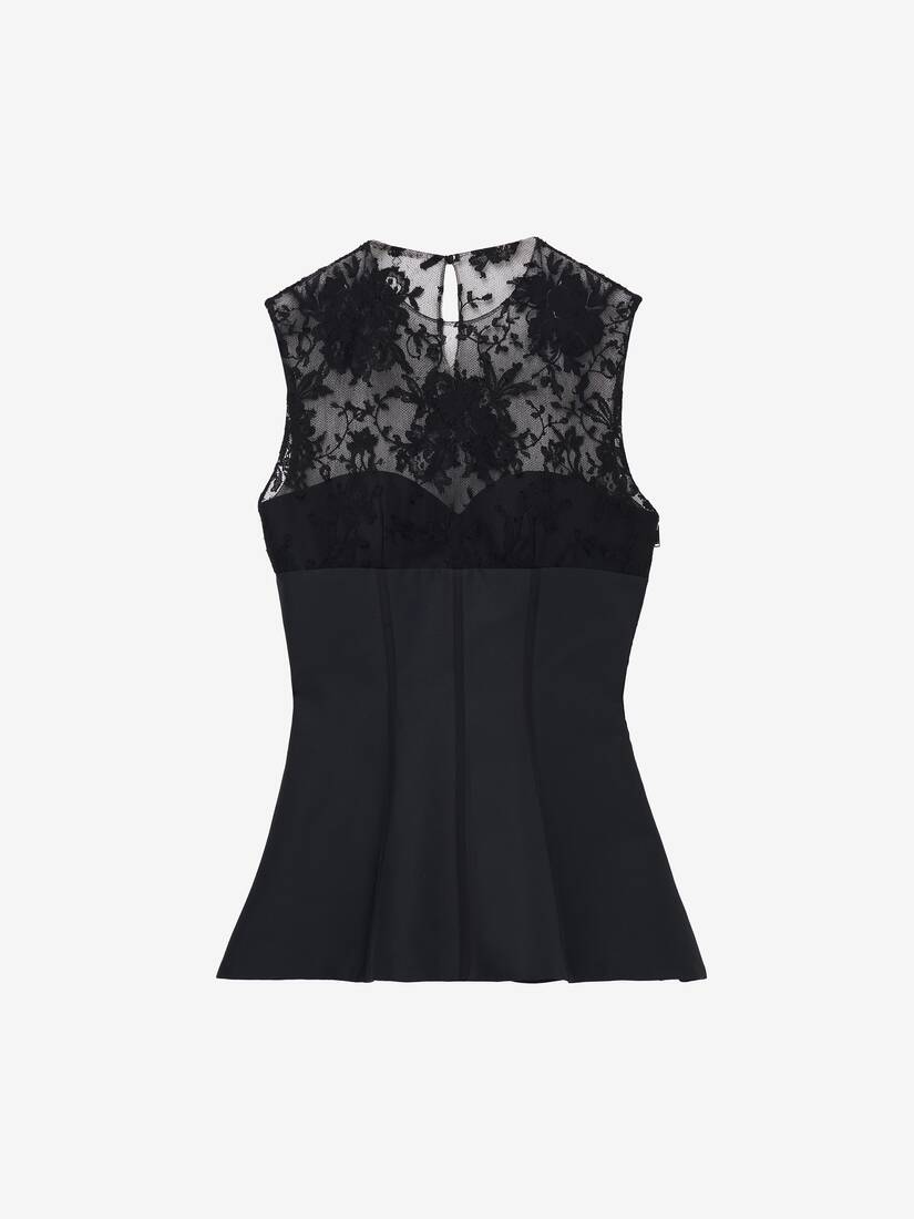 Lace Bustier Top