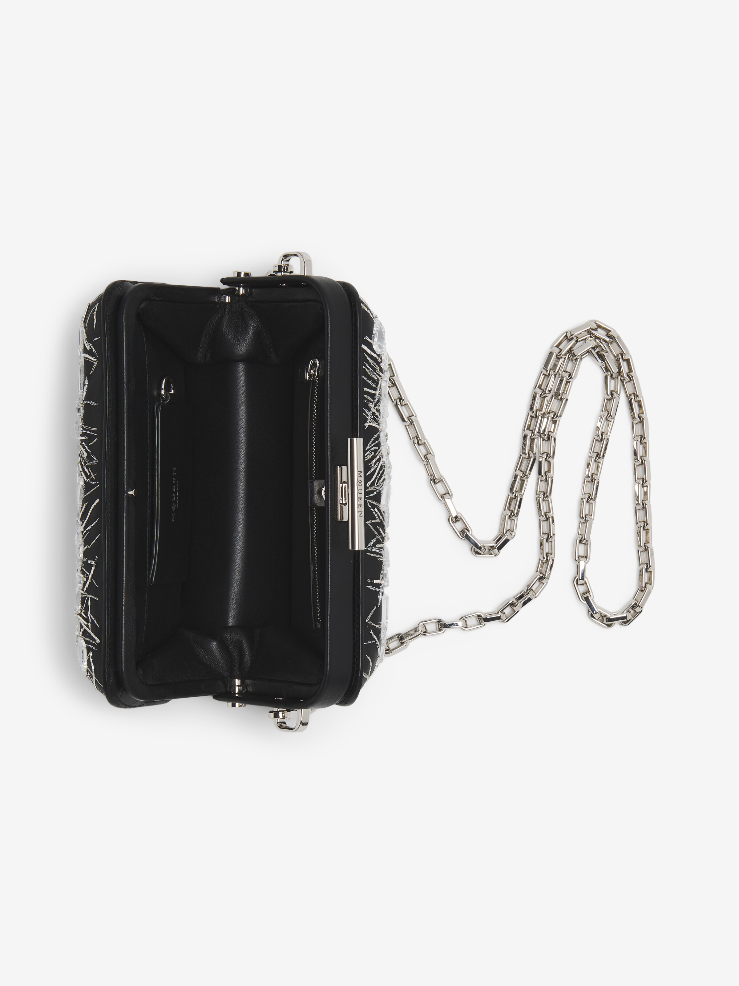 Pinch Clutch Black for Women | Alexander McQueen