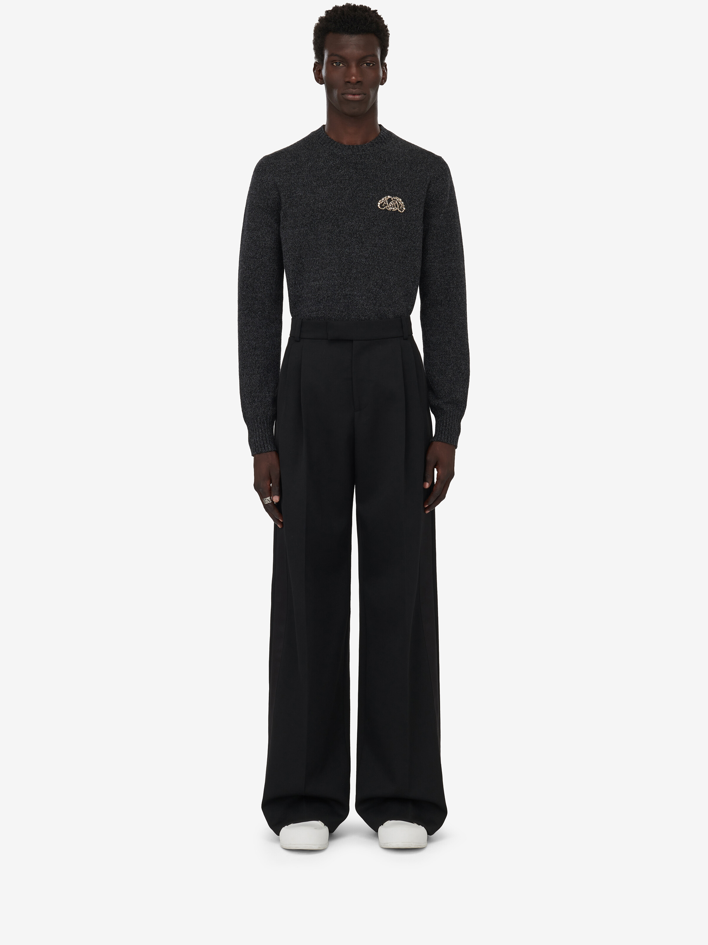 Alexander McQueen Women's Button Pleated Cargo Pant