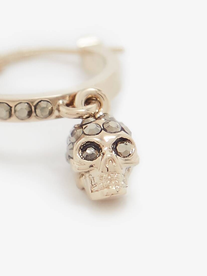 ピアス ALEXANDER MCQUEEN SKULL BAR EARRINGS Women's Skull Bar Earrings in Gold | Alexander McQueen US