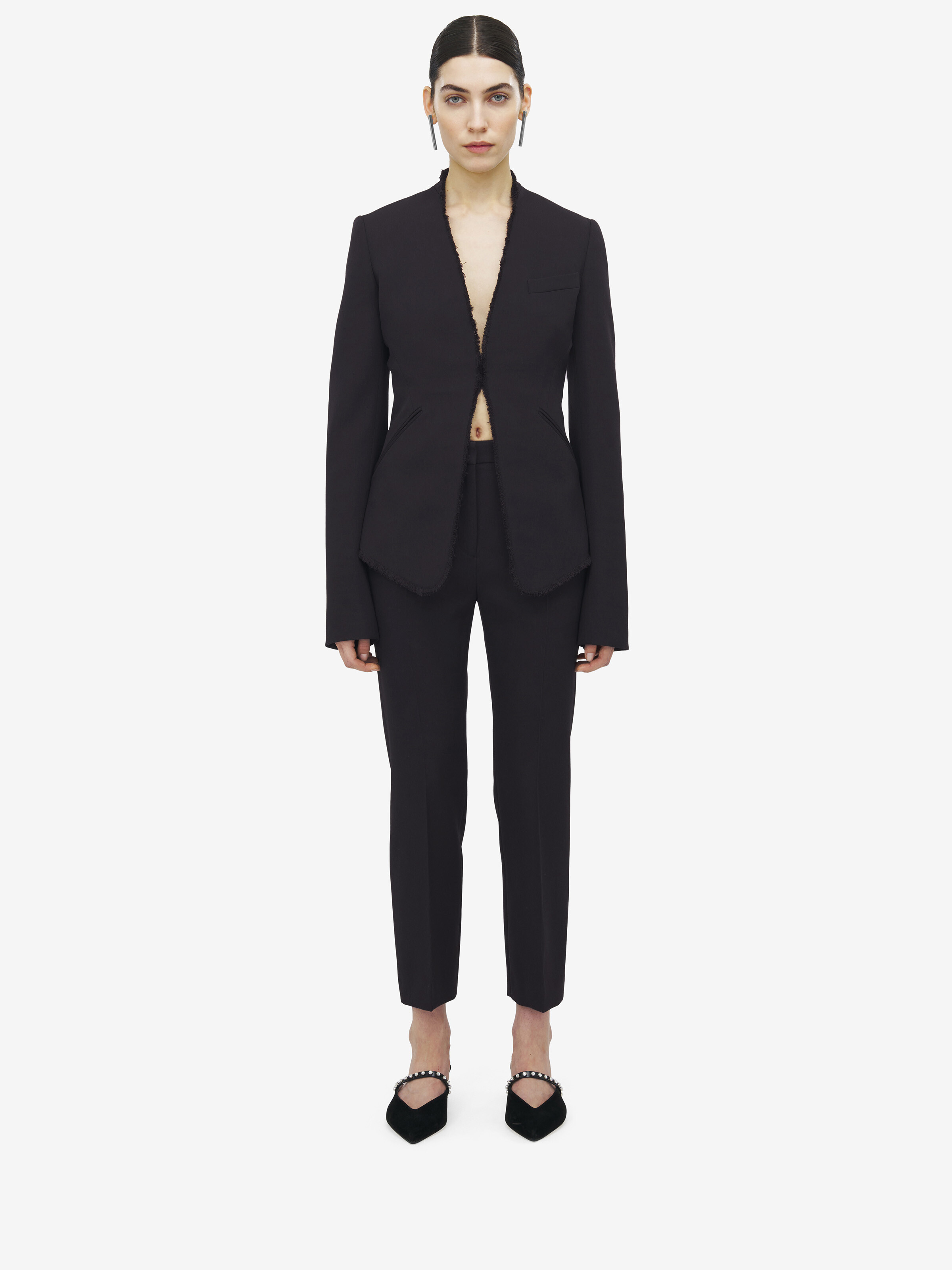 Raw Edge Tailored Jacket