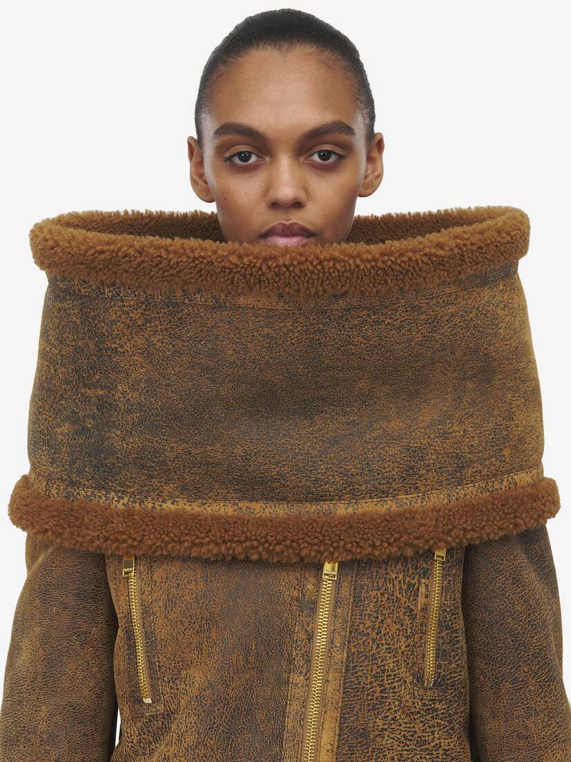 Shearling Snood Scarf