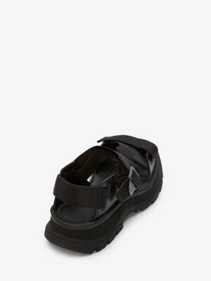 Tread Sandal in Black | Alexander McQueen US