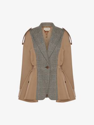 Spliced Trench Jacket